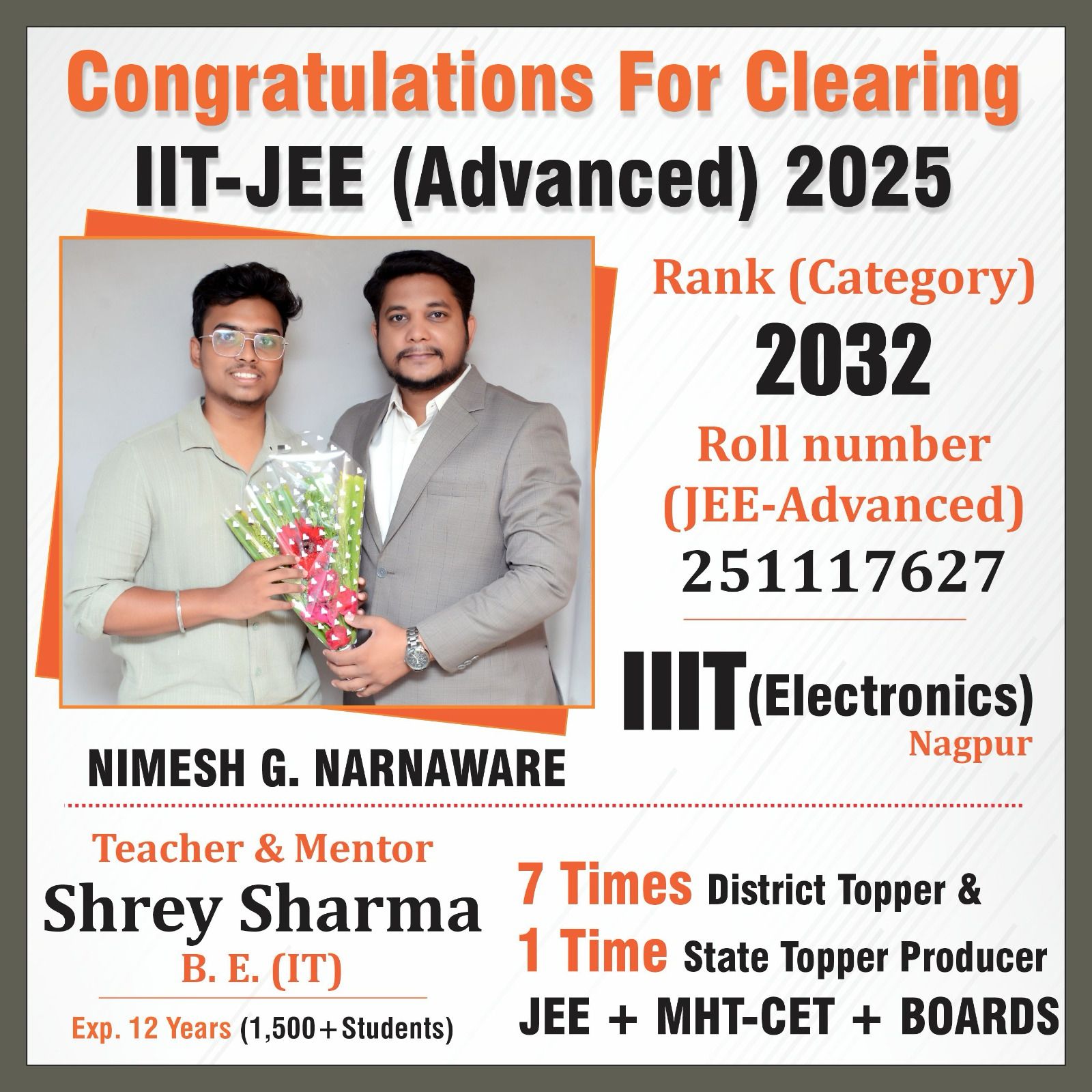 NEET MHTCET coaching Wardha classroom